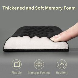 VAYDEER Keyboard Wrist Rest Pad Padded Memory Foam Hand Rest Support for Office, Computer, Laptop, Mac Typing and Wrist Pain Relief and Repair(17.32inch,Black) image 3