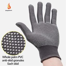 shopeleven High-Performance Black Cricket Gloves with Triple-Layer Protection and Airflow Technology – Ideal for Pro-Level Batting with Exceptional Grip, Comfort, and Shock Resistance image 4