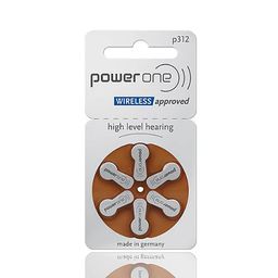 FCS PowerOne Size P312 Hearing Aid Battery Zinc Air Mercury-Free (2 Strip Total 12 Batteries) image 3