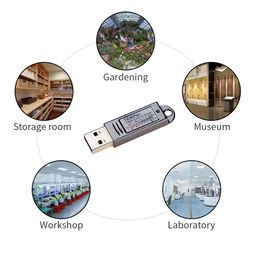 pcsensor USB Thermometer Reusable PC Temperature Measurement Real Time Data Logger Recorder Remote Email Alarm Monitor HID High Accuracy, with Software to Generate TXT image 3