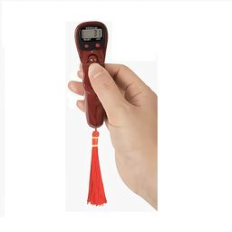 Digital Tasbeeh||Hand Tally Counter||Digital Counting Machine||Counter Jaap mala for Counting Purpose with LED||ABS Plastic Rotating Prayer Beads with Digital Counter Beads(Pack of 1)(Red Wooden). image 3