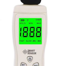 amiciSense Digital Sound Level Meter, Decibel Meter 30-130db Audio Noise Measuring Device Backlit, Max/Min, Auto Shut with 3xAAA Battery (Included) image 1