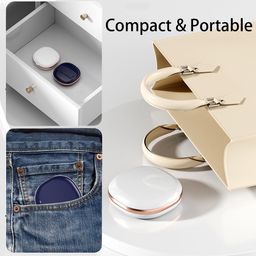 Retainer Case, Denture Box With Mirror And Retainer Removal Tool, Slim Night Mouth Guard Case, Portable Magnetic Switch Aligner Case (White) image 4