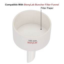 stonylab QualitativeFilter Paper, 3-Box 94 mm Diameter Slow Flow Rate Cellulose Filter Paper with 10 Micron Particle Retention Filtration Speed, Set of 3 x 100 Pcs image 2