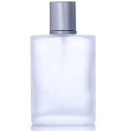 hunky dory 6pcs 50ml Superior Qaulity Frosted Empty Refillable Glass Bottle with Spray Pump and Cap for For DIY Perfume, Essential Oils, Blends, Rose Water, Costemic Use image 3