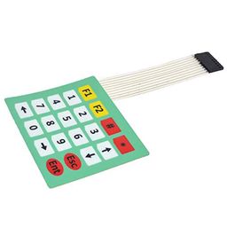 daier 4Pcs 4x5 Keys Matrix Array 20 Key Keypad Membrane Switch Control Panel for Arduino image 5