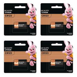 Imaginea CR123 Battery for Remote, Control, Clocks, etc High Power Lithium Batteries Suitable for use in Camera sensors, keyless Locks, Photo Flash and flashlights Home Safety & Security Devices image 1