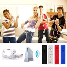 Tevodo Wii Remote Controller, 4 Packs Upgrade Wii Wireless Controller Compatible with Wii Wii U(Black, White,Deep Blue Red) image 5