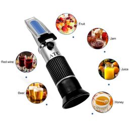 Brix Refractometer ATC Handheld Analog Chemical Engineering Practicals Lab Tool 0-32% Brix Range image 4