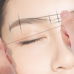 Reliefto White Premium Eyebrow Mapping String for Microblades Ink-Containing Easy to Draw Straight Lines and Create a Clear Eyebrow Positioning Chart, 10M image 2