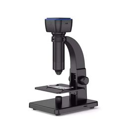 Smiledrive WiFi Digital Microscope for Students Kids Lab 2000x Magnification Dual Lenses with Dual Lens Wirelessly Connects with Android iOS Devices & with USB Wire with PC image 1