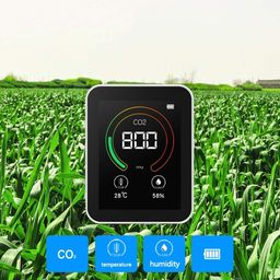 generic CO2 Meter with LCD Backlight and TVOC Detection | Accurate CO2 Monitoring | TVOC Detection | LCD Backlight Display | Compact and Portable | Versatile Applications image 3