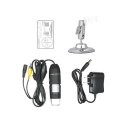 USB Digital Microscope 50X to 1000X Magnification with AV Output for TV Take Photo/Flexible Stand 8 Adjustable inbuilt and LED Lights for PCB Inspection/Measurement image 4