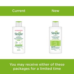 Simple Kind To Skin Hydrating Light Moisturiser Lotion 125ml | For All Day-Long Hydration | For All Skin types image 3