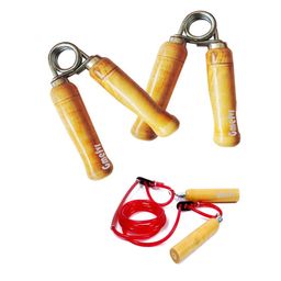 Gmefvr Hand Gripper (strengtheners) 2 + Skipping Rope 1 | Pack of 3 Combo | Multi Random Color of Skipping Rope image 1