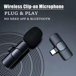 Maizic Smarthome K8 Wireless Collar Mic Mini Omnidirectional Lapel Collar Microphone Compatible with iPhone and Type C Android for Live Shows Interview Vlog Short Videos image 2