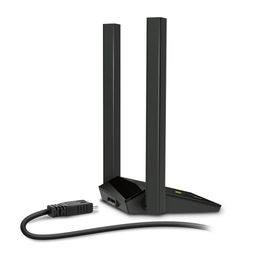 TP-Link USB WiFi Adapter for Pc(Archer T4U Plus)- Ac1300Mbps Dual Band Wireless Network Adapter for Desktop with 2.4Ghz/5Ghz High Gain 5Dbi Antennas,Supports Windows 10/8.1/8/7,Mac Os,Black image 2