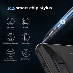 xp-pen XPPen Deco MW Drawing Tablet with X3 Chip Stylus, Bluetooth v5.0 chip, 8 Shortcut Keys, 8192 Levels of Pressure Sensitivity, X3 Elite Stylus and Fully-Laminated Display- Black image 5