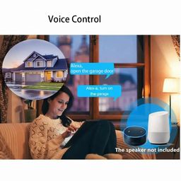 UanTii Smart Garage Door Opener Tuya Wifi Garage Door Controller APP and Voice Control,Works with Smart Life App,No Hub Required image 4
