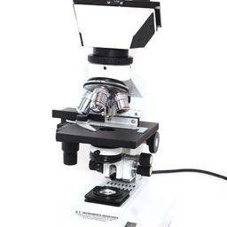 Binocular Microscope | High-Precision Magnification | Metal Body | Lab & Research Microscope | 100V-220V | White & Black | Professional & Student Use image 1