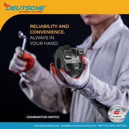 Deutsche combination switch/Handle bar switch for Hero Passion/Hero Passion+ (LH) | with Indicator, Headlight & Horn Module and High Beam & Low Beam Switch - With Wire Coupler | Voltage 12V image 4