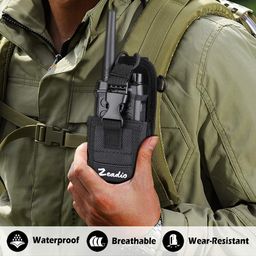 zeadio Versatile Two-Way Radio Case, Universal Durable Holster Pouch Case Holder for Two-Way Radio Walkie Talkies (ZNC-D, Pack of 1) image 2