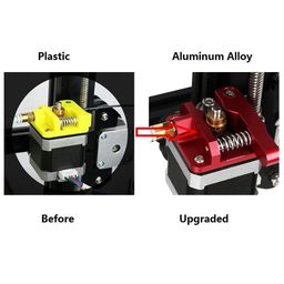 Generic Upgrade 3D Printer Parts, MK8 Extruder Aluminium Alloy Block, Bowden Extruder, 1.75mm Filament, for Creality 3D Printers image 4