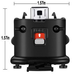 lactivx Wii Motion Plus Adapter, 2 Packs Upgraded Motion Attachment for Wii Remote Controller (Black) image 2