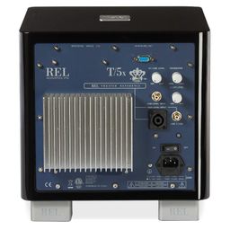 rel acoustics ltd REL T/5x 8-Inch Powered Subwoofer – Compact Sealed Design with Class AB Amplifier, RCA Inputs, and Powerful Bass for HiFi Stereo Systems, Home Theater, and Surround Sound – High Gloss Black Finish image 4