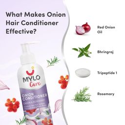 Mylo Pre & Post Pregnancy Hairfall Shampoo & Conditioner with Onion - 200 ml each image 5