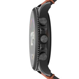 Fossil Gen 6(44Mm, Brown Color) Mens Smartwatch With Amoled Screen, Alexa Built-In, Snapdragon 4100+ Wear Platform, Google Assistant, Spo2, Wellness Features And Smartphone Notifications - Ftw4062 image 3
