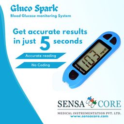 b-arm Glucospark Bare Sugar Test Machine For Diabetes Care | Blood Glucose Monitoring Device For Every Day Use With Packaging And Shipping Cost Included (No strips, No Lancets And No Lancing Device) (B-Arm) image 2