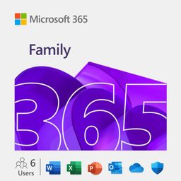 Microsoft 365 Family – 6 Devices- up to 6 TB of cloud storage (1 TB per person)- Advanced security - Innovative apps with AI - 12-Month Subscription - Windows/Mac (Email delivery in 2 hours-No CD) image 2