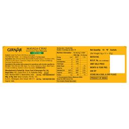 Girnar Instant Masala Chai Premix With Stevia Black Tea Granules-10 Sachets,90 Grams image 3