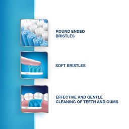 Sensodyne Toothbrush: Sensitive toothbrush with soft rounded bristles, 4 pieces image 3