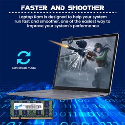 EVM 2GB DDR2 Laptop RAM Long 800MHz So-DIMM Memory - Experience Faster and Reliable Computing with 10 Year Warranty (EVMT2G8000S86P) image 4