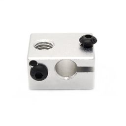 3D Printer Heating Block/Heat Block for E3D V6 J-Head hotend (Quantity: 1 pc) image 1