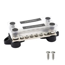 UniMarket® Dual Row Bus Bar Electrical Terminal Junction Box 12V 150A 4 Studs image 4