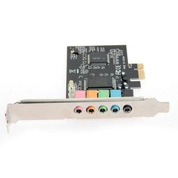 Echocart 3D Sound Audio Card PCI-E 6 Channel 5.1 PCI Express CD Driver for Windows XP/7 image 1
