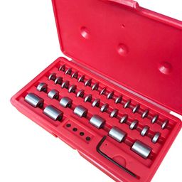 DBM IMPORTS 36 Pc Round Space Block Set Steel Hardened Gage Blocks Gauges Set image 2