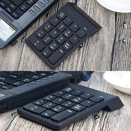 generic SP Cords & Cables 2.4 GHz Wireless Numeric Keypad, Slim Mini Number Pad Keyboard for Laptop PC Notebook Desktop, Black image 3
