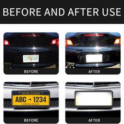 Finzatik 120ML Invisible Licence Plate Sprayer, Invisible Number Plate Stickers, Hide Number Plate, Long Lasting Protection Sprayer for Invisible Number Plates, Number Plate Spray for Speed Cameras image 3