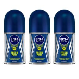 Nivea Fresh Power Deodorant Roll On for Men,50 ml (Pack of 3) image 1