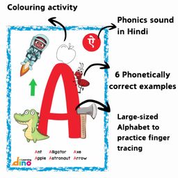 Phonics/Alphabet (ABC) Flashcards for 2 to 4 Year Old Kids (Kindergarten/KG Kids) | My First Phonics Flashcards by Learning Dino | Interesting Activities to Learn A B C and Sounds image 2