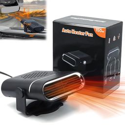 avedia 2 in 1 Car Heater - 150W, 12V DC Portable Heater and Defogger Fan with 360° Free Rotary Adjustment, Plugs into Cigarette Lighter for Quick Heating, Defrosting and Defogging image 1