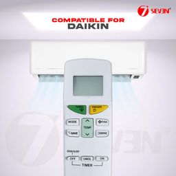 7 seven 7SEVEN® Compatible Daikin Ac Remote Original ARC470A25 ARC70A1 Model 132A Suitable for Split and Window Air Conditioner and Replicate of Genuine Remotes image 4