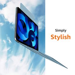 amazon basics Magnetic Case Compatible with iPad Air 5th / Air 4th Generation Case (10.9 inch), Auto Sleep/Wake, Easy Magnetic Attachment, with Two Way Troifold Stand, Smooth Material Cover - Sky Blue image 4