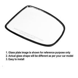 generic DD CUSTOM Right [Driver] Side View Sub Mirror Glass Plate for Datsun Go image 2