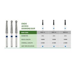 SuperEndo Endo Access Bur (14) | Precision Dental Bur for Efficient Access Cavity Preparation | Durable Tungsten Carbide Material for Smooth Cutting | Ideal for Root Canal and Endodontic Procedures. image 2