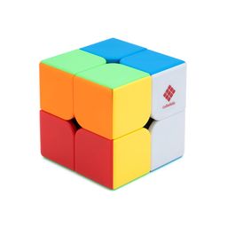 Cubelelo Drift 2M 2x2 Magnetic Stickerless Speedcube | Premium Multicolor Puzzle Cube for Kids & Adults | Ideal for Speedcubing, Brainstorming, and Mental Development | (Smooth & Fast Turns) image 3